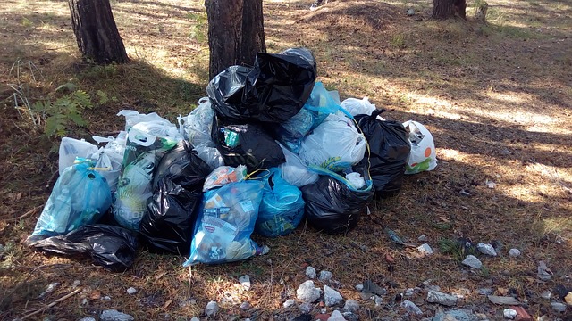 montaña y reciclaje